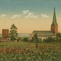 Walberberger Pfarrkirche Kirche St Walburga mit Hexenturm -  um 1910 - Sammlung FHW